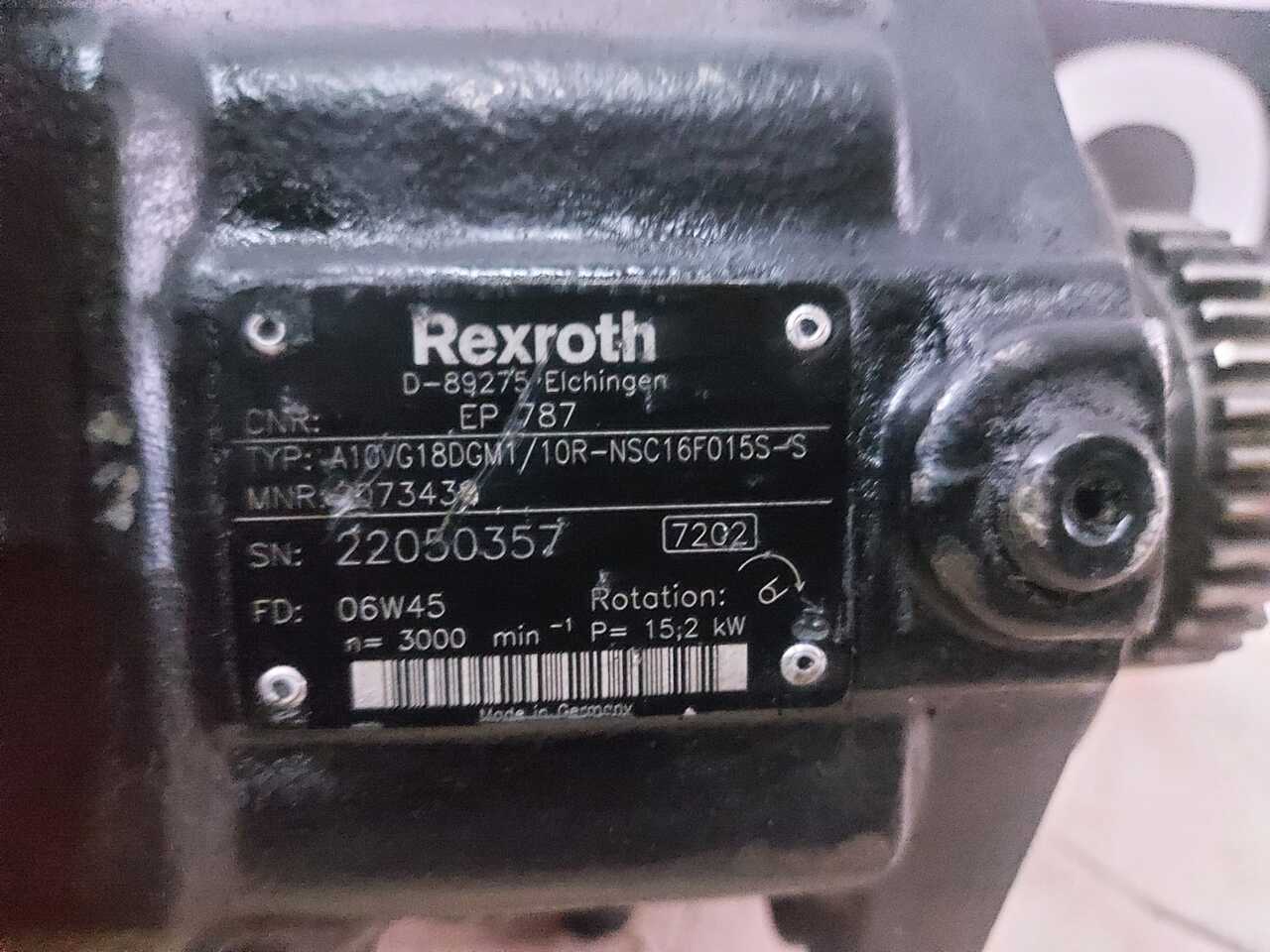 Rexroth A10VG18DGM1/10R - Hidraulična pumpa za Poljoprivredna mašina: slika 2 Rexroth A10VG18DGM1/10R - Hidraulična pumpa za Poljoprivredna mašina: slika 2