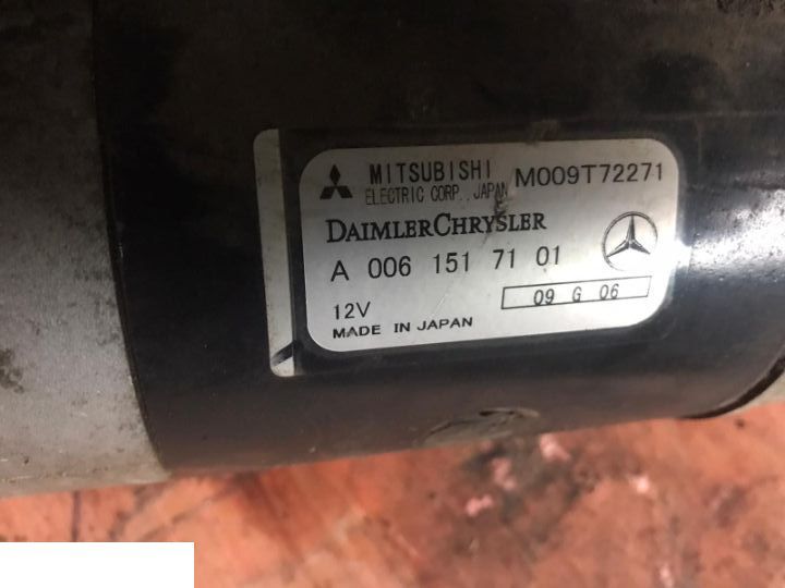 Rozrusznik Mitsubishi Mercedes-Benz OM 942.991 - Elektropokretač za Poljoprivredna mašina: slika 1 Rozrusznik Mitsubishi Mercedes-Benz OM 942.991 - Elektropokretač za Poljoprivredna mašina: slika 1