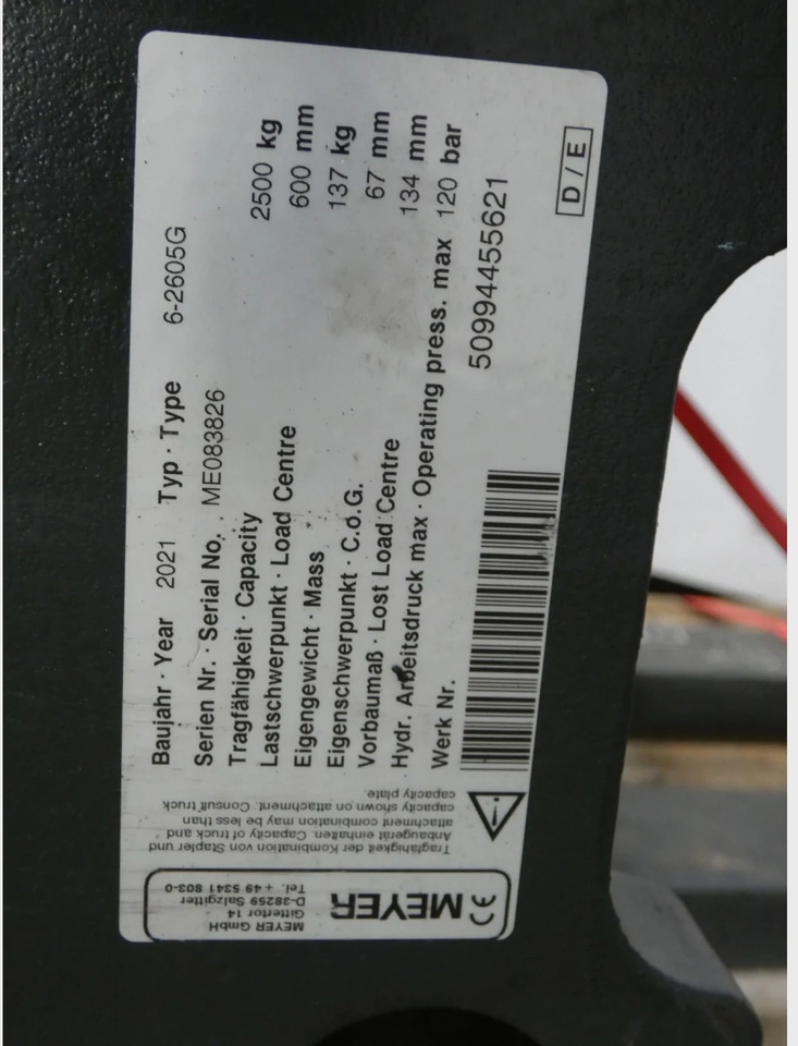 Forklift Attachments Package - 2 Pcs. - Dodatak za Oprema za rukovanje materijalima: slika 2 Forklift Attachments Package - 2 Pcs. - Dodatak za Oprema za rukovanje materijalima: slika 2