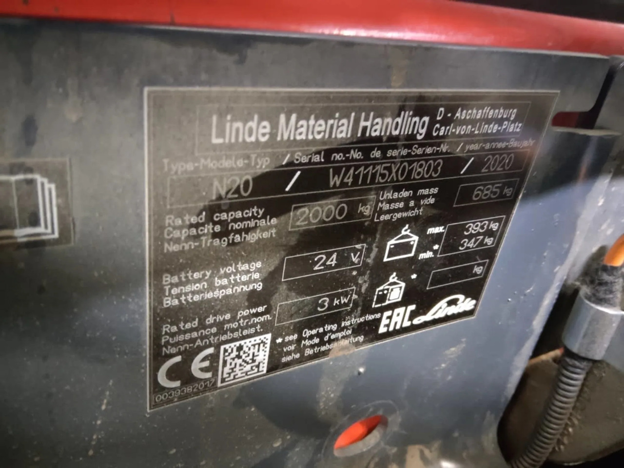 Linde N20/2400mm - Preuzimač porudžbine: slika 5 Linde N20/2400mm - Preuzimač porudžbine: slika 5