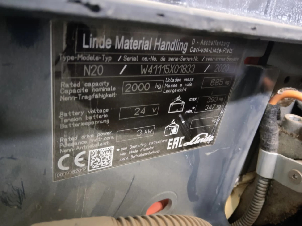 Linde N20/2400mm - Preuzimač porudžbine: slika 5 Linde N20/2400mm - Preuzimač porudžbine: slika 5