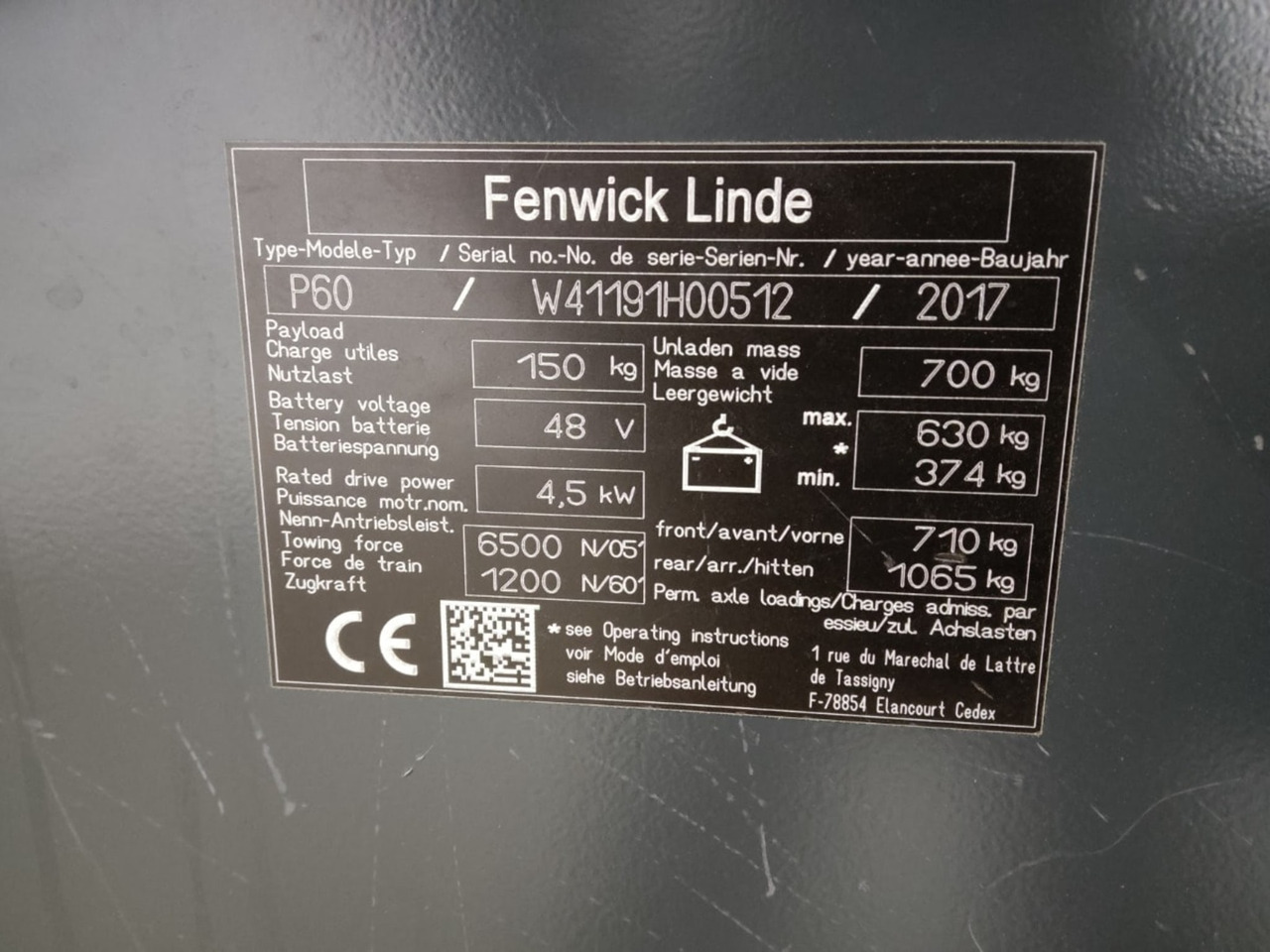 Linde P60 - Vučno vozilo: slika 5 Linde P60 - Vučno vozilo: slika 5