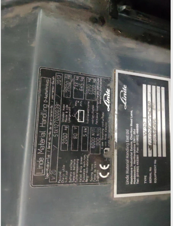 Linde W20 - Vučno vozilo: slika 5 Linde W20 - Vučno vozilo: slika 5