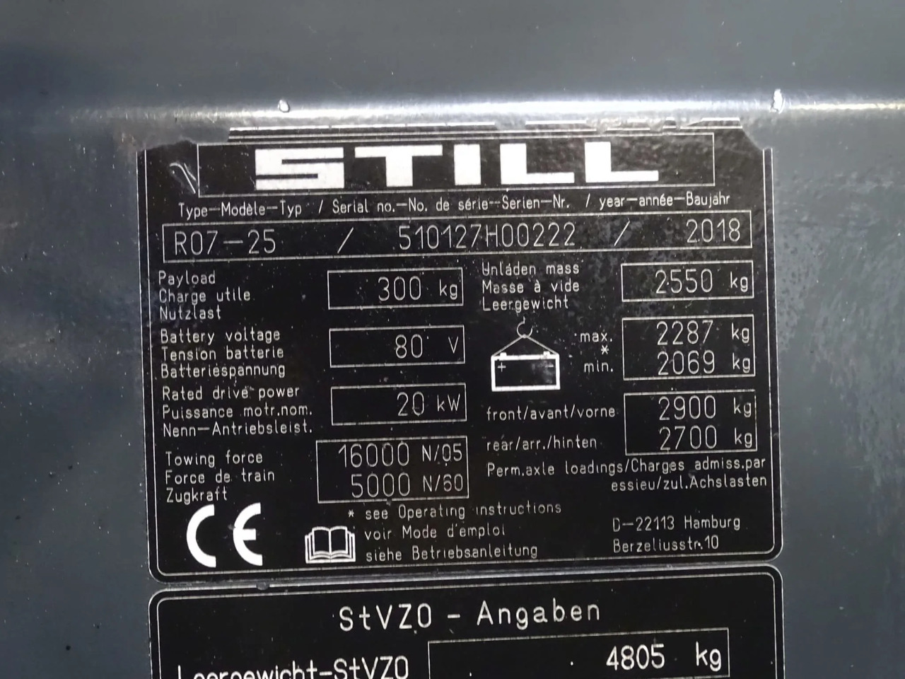 STILL R07-25 - Vučno vozilo: slika 5 STILL R07-25 - Vučno vozilo: slika 5