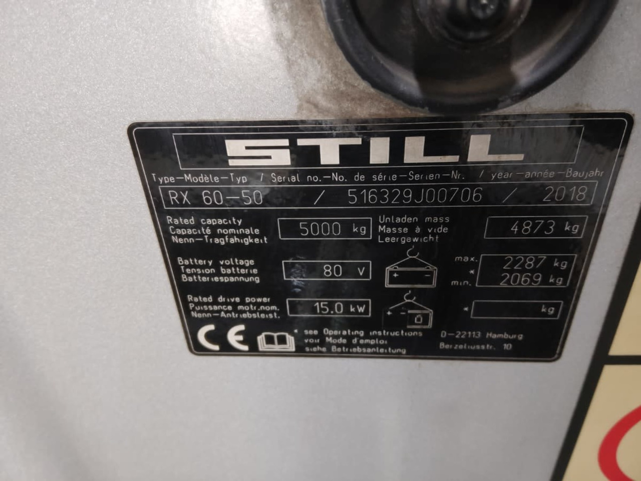 STILL RX60-50 - Električni viljuškar: slika 2 STILL RX60-50 - Električni viljuškar: slika 2