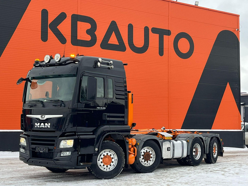 MAN TGS 35.500 8x4H*6 PALFINGER T 20 ton / L=5700 mm / HYDRODRIVE - Kamion sa hidrauličnom kukom: slika 1 MAN TGS 35.500 8x4H*6 PALFINGER T 20 ton / L=5700 mm / HYDRODRIVE - Kamion sa hidrauličnom kukom: slika 1