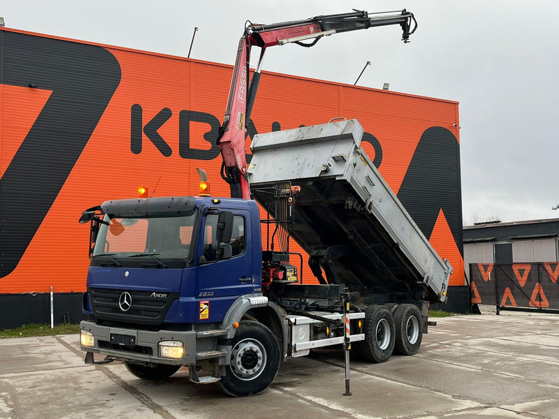 Mercedes-Benz Axor 2633 6x4 FASSI F110AK22 / BOX L=5040 mm - Istovarivač, Kamion sa dizalicom: slika 1 Mercedes-Benz Axor 2633 6x4 FASSI F110AK22 / BOX L=5040 mm - Istovarivač, Kamion sa dizalicom: slika 1