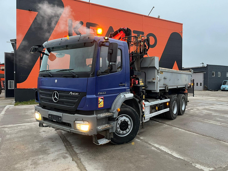 Mercedes-Benz Axor 2633 6x4 FASSI F110AK22 / BOX L=5040 mm - Istovarivač, Kamion sa dizalicom: slika 2 Mercedes-Benz Axor 2633 6x4 FASSI F110AK22 / BOX L=5040 mm - Istovarivač, Kamion sa dizalicom: slika 2