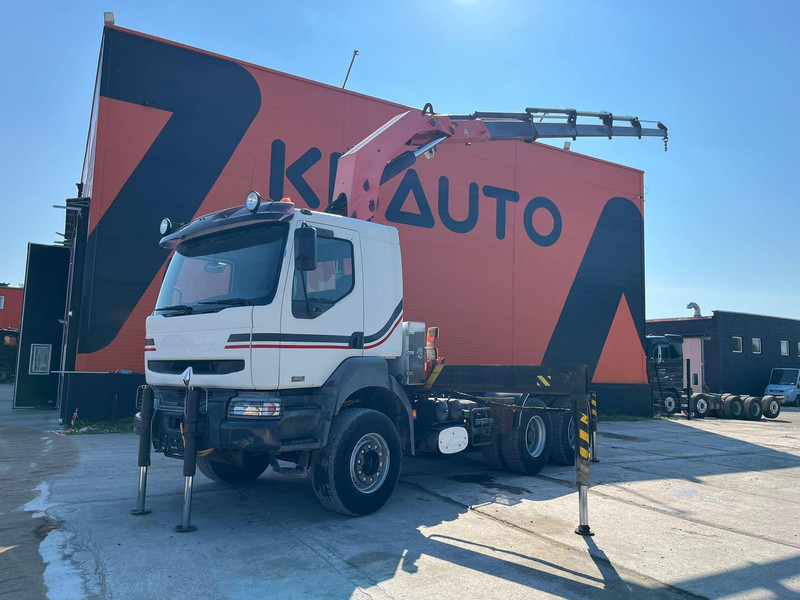 Renault 420 DCI 6x4 FULL STEEL / PK32080 - Kamion sa tovarnim sandukom, Kamion sa dizalicom: slika 1 Renault 420 DCI 6x4 FULL STEEL / PK32080 - Kamion sa tovarnim sandukom, Kamion sa dizalicom: slika 1