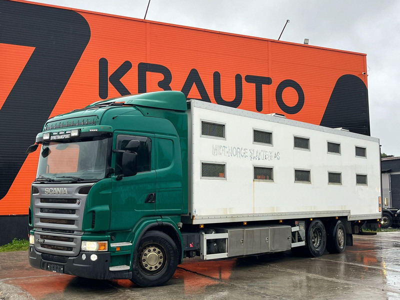 Scania G 480 6x2*4 BOX L=9212 mm / COOLANT LEAKAGE ON 3 RD CYLINDER - Kamion za prevoz stoke: slika 1 Scania G 480 6x2*4 BOX L=9212 mm / COOLANT LEAKAGE ON 3 RD CYLINDER - Kamion za prevoz stoke: slika 1