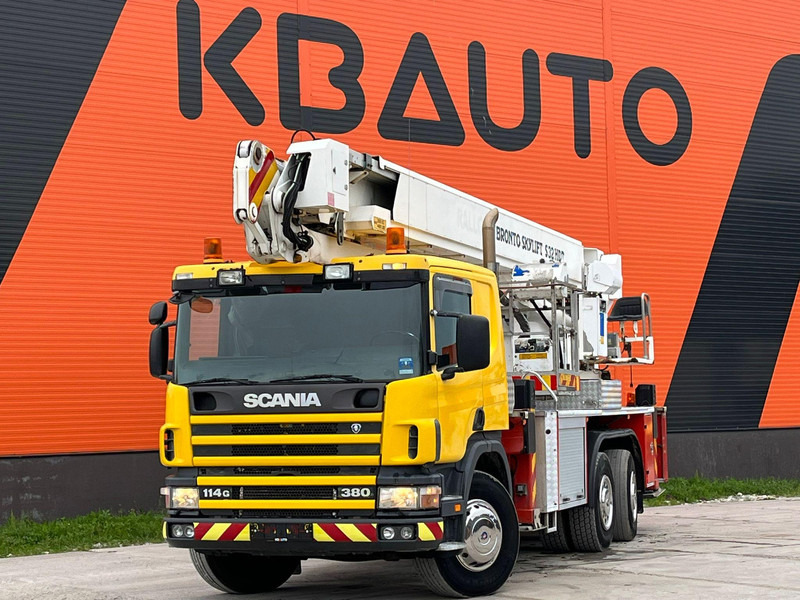 Scania P 114 6x2*4 BRONTO S 32 HDT / 32 meters / 440 kg - Vazdušna platforma: slika 1 Scania P 114 6x2*4 BRONTO S 32 HDT / 32 meters / 440 kg - Vazdušna platforma: slika 1