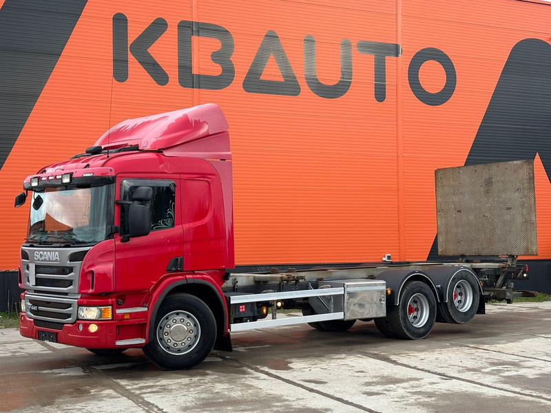 Scania P 440 6x2 FOR SALE AS CHASSIS / RETARDER / CHASSIS L=7741 mm - Kamion sa golom šasijom i zatvorenom kabinom: slika 1 Scania P 440 6x2 FOR SALE AS CHASSIS / RETARDER / CHASSIS L=7741 mm - Kamion sa golom šasijom i zatvorenom kabinom: slika 1