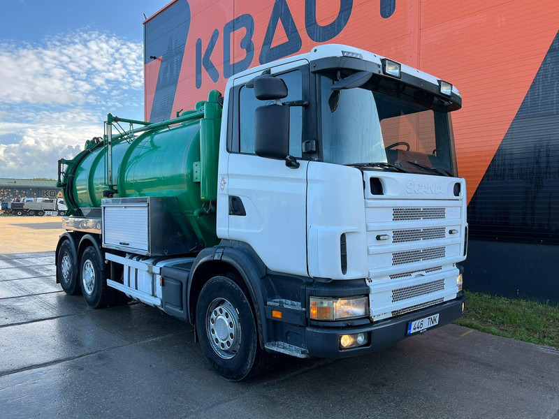 Scania R 124 6x2*4 TANK 1500 I + 13000 l / VACUUM Moro PM200 year 2015 / PRESSURE Pratissoli 500 bar / 200 l/min - Vakuumska cisterna: slika 2 Scania R 124 6x2*4 TANK 1500 I + 13000 l / VACUUM Moro PM200 year 2015 / PRESSURE Pratissoli 500 bar / 200 l/min - Vakuumska cisterna: slika 2