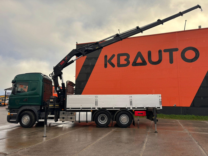 Kamion sa tovarnim sandukom, Kamion sa dizalicom Scania R 410 6x2 HIAB 322EP-5 HIPRO / PLATFORM L=6131 mm: slika 9