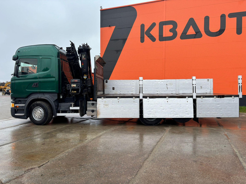Kamion sa tovarnim sandukom, Kamion sa dizalicom Scania R 410 6x2 HIAB 322EP-5 HIPRO / PLATFORM L=6131 mm: slika 15