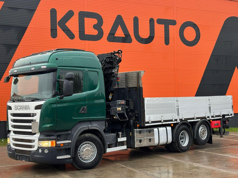 Scania R 410 6x2 HIAB 322EP-5 HIPRO / PLATFORM L=6131 mm - Kamion sa tovarnim sandukom, Kamion sa dizalicom: slika 2 Scania R 410 6x2 HIAB 322EP-5 HIPRO / PLATFORM L=6131 mm - Kamion sa tovarnim sandukom, Kamion sa dizalicom: slika 2