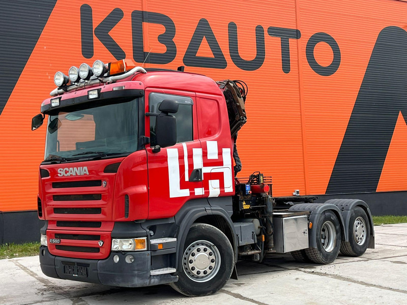 Scania R 560 6x2 HMF2220 K4 / RETARDER - Kamion sa tovarnim sandukom, Kamion sa dizalicom: slika 2 Scania R 560 6x2 HMF2220 K4 / RETARDER - Kamion sa tovarnim sandukom, Kamion sa dizalicom: slika 2