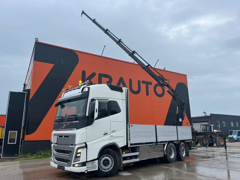 Volvo FH 16 600 6x2*4 HIAB 166E-5 HIPRO / PLATFORM L=6309 mm - Kamion sa tovarnim sandukom, Kamion sa dizalicom: slika 1 Volvo FH 16 600 6x2*4 HIAB 166E-5 HIPRO / PLATFORM L=6309 mm - Kamion sa tovarnim sandukom, Kamion sa dizalicom: slika 1