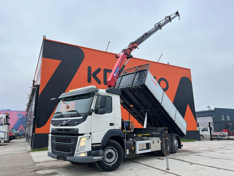 Volvo FM 410 6x2*4 HMF 1120-K4 / TIPPER BOX L=5573 mm - Istovarivač, Kamion sa dizalicom: slika 1 Volvo FM 410 6x2*4 HMF 1120-K4 / TIPPER BOX L=5573 mm - Istovarivač, Kamion sa dizalicom: slika 1