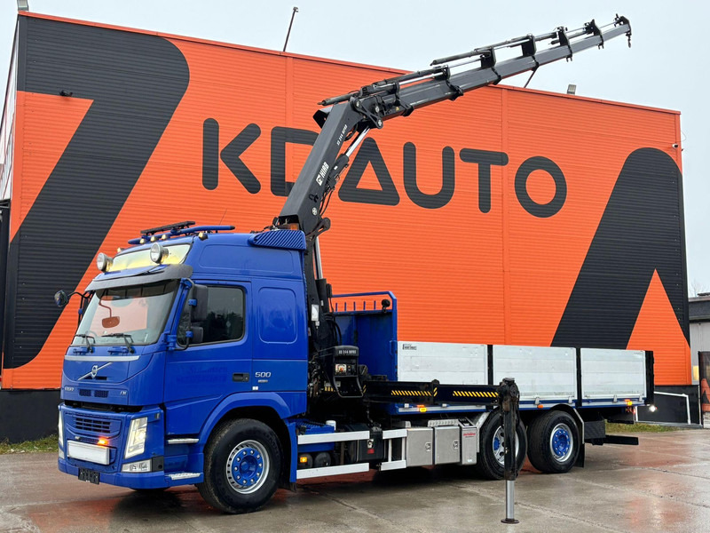 Volvo FM 500 6x2*4 HIAB 244E-6 / PLATFORM L=6310 mm - Kamion sa tovarnim sandukom, Kamion sa dizalicom: slika 1 Volvo FM 500 6x2*4 HIAB 244E-6 / PLATFORM L=6310 mm - Kamion sa tovarnim sandukom, Kamion sa dizalicom: slika 1