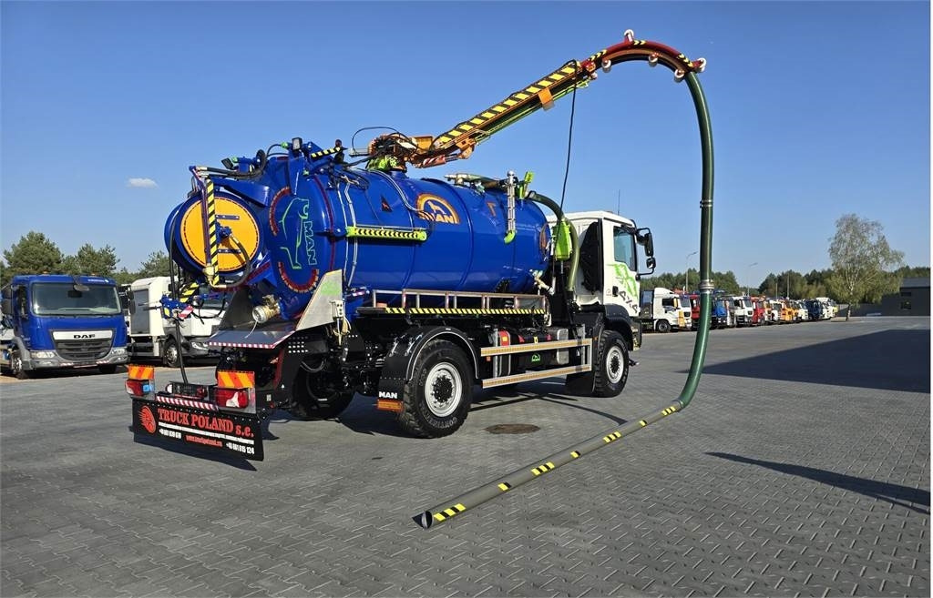 Korisno/ Posebno vozilo MAN TGM 4x4 GAMON PW8 for collecting liquid waste sepa: slika 14