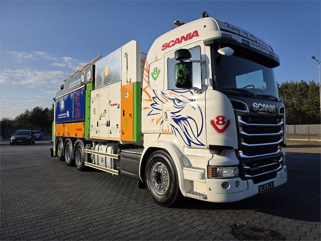 Scania V8 R580 MTS DINO 5 TRIPLE 54000V Saugbagger cleane - Vakuumska cisterna: slika 2 Scania V8 R580 MTS DINO 5 TRIPLE 54000V Saugbagger cleane - Vakuumska cisterna: slika 2