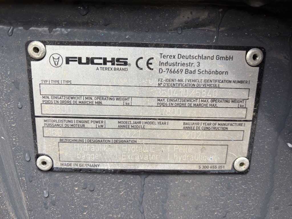 Bager za obradu otpada/ Industrije Fuchs MHL 350 F: slika 20