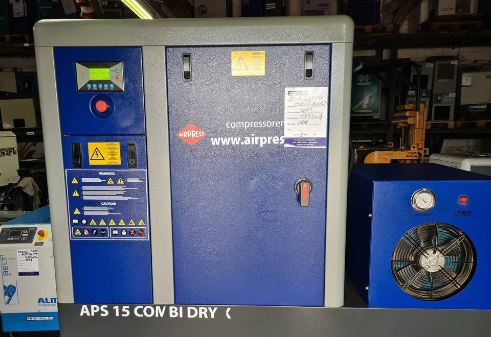 Kompresor śrubowy AIRPRESS APS 15 COMBI DRY X, 11 kw, 2021r - Kompresor za vazduh: slika 2 Kompresor śrubowy AIRPRESS APS 15 COMBI DRY X, 11 kw, 2021r - Kompresor za vazduh: slika 2