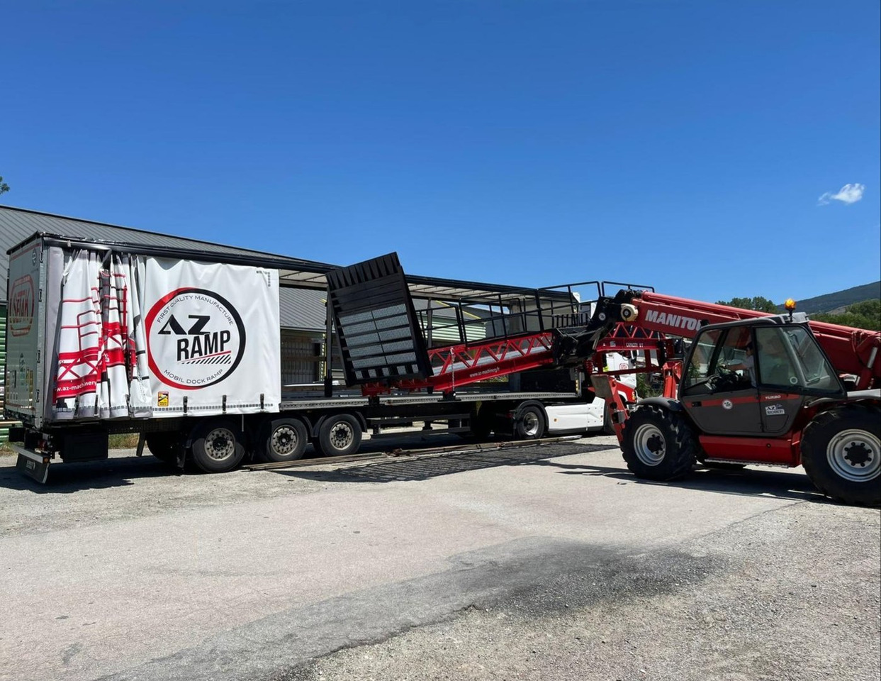 Loading Ramp with with hydraulic tilting bridge - AZ RAMP - STAR- 8T. 8 ton capacity - Utovarna rampa: slika 5 Loading Ramp with with hydraulic tilting bridge - AZ RAMP - STAR- 8T. 8 ton capacity - Utovarna rampa: slika 5