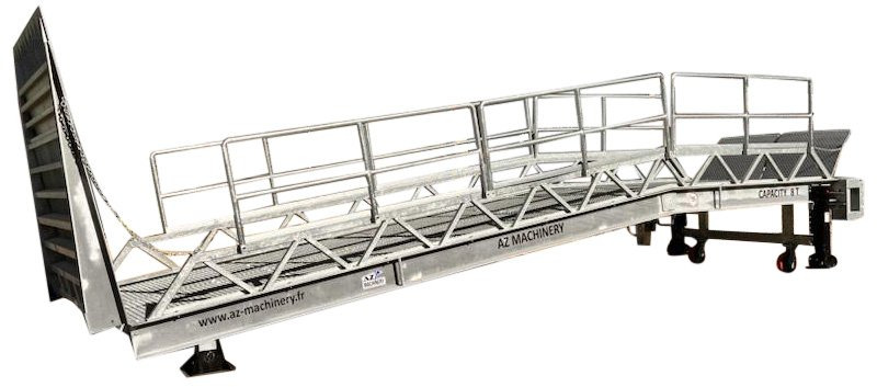 Loading Ramp with with hydraulic tilting bridge - AZ RAMP - STAR- 8T FULL GALVA - Utovarna rampa: slika 1 Loading Ramp with with hydraulic tilting bridge - AZ RAMP - STAR- 8T FULL GALVA - Utovarna rampa: slika 1