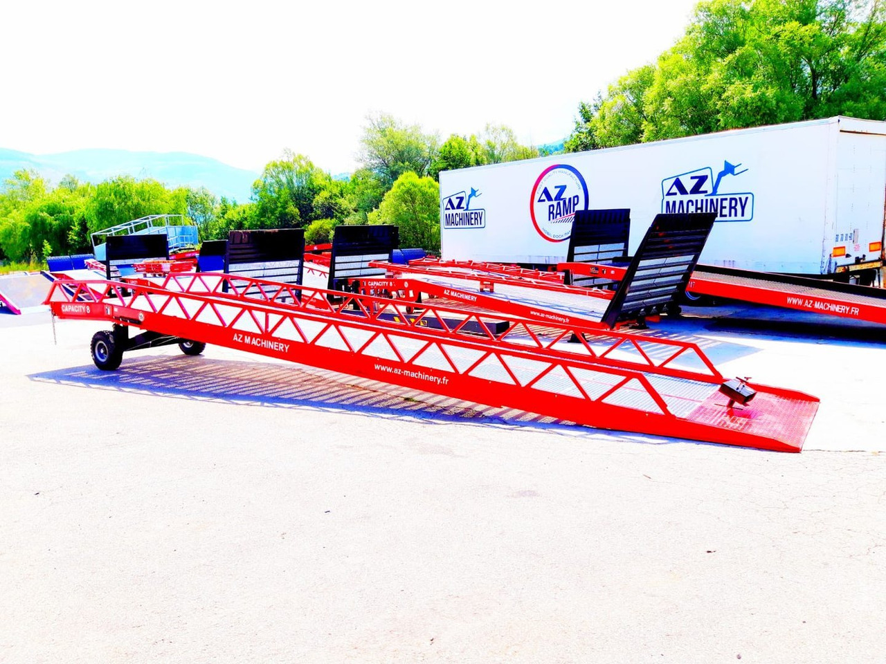Novu Utovarna rampa **RENTAL** AZ RAMP-EASY XL-8 . Mobil Loading Ramp  WIDE With Level Off, 8 t Capacity: slika 7