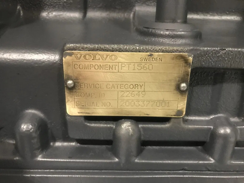 Volvo PT1560 22518, 22545, 22649 Rebuilt - Menjač za Zglobni kiper: slika 4 Volvo PT1560 22518, 22545, 22649 Rebuilt - Menjač za Zglobni kiper: slika 4