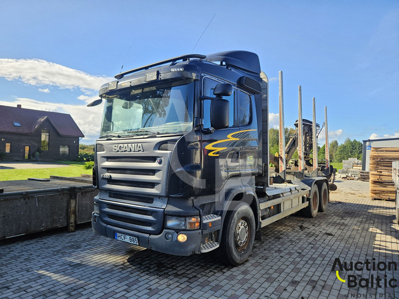 Scania R 480 LA - Šumska prikolica: slika 1 Scania R 480 LA - Šumska prikolica: slika 1
