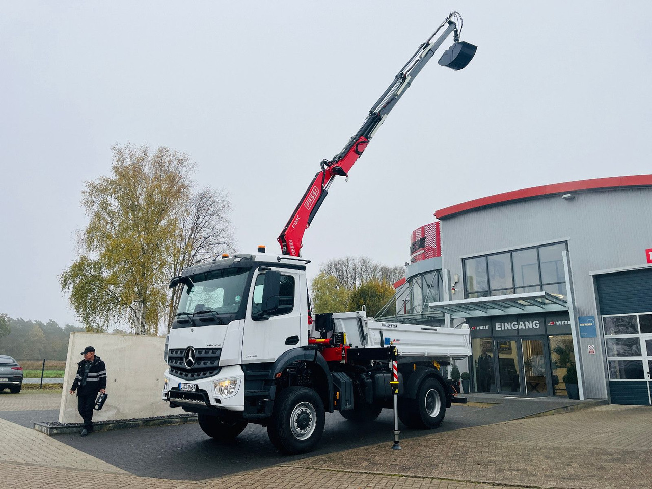 Mercedes-Benz Arocs 1835 4x4 Meiller Fassi F135 Kran Kipper - Istovarivač, Kamion sa dizalicom: slika 3 Mercedes-Benz Arocs 1835 4x4 Meiller Fassi F135 Kran Kipper - Istovarivač, Kamion sa dizalicom: slika 3