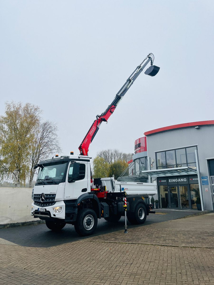Mercedes-Benz Arocs 1835 4x4 Meiller Fassi F135 Kran Kipper - Istovarivač, Kamion sa dizalicom: slika 3 Mercedes-Benz Arocs 1835 4x4 Meiller Fassi F135 Kran Kipper - Istovarivač, Kamion sa dizalicom: slika 3