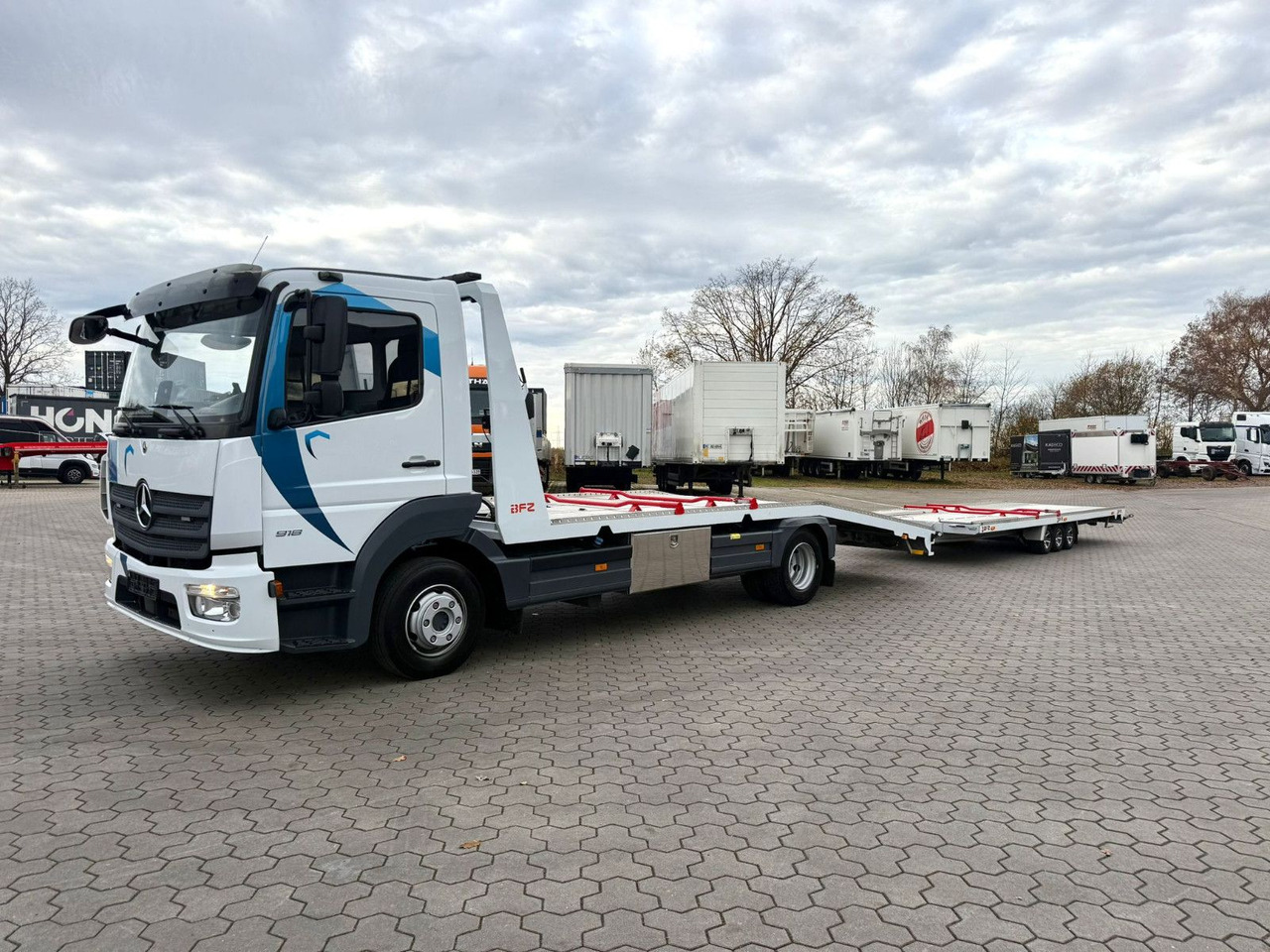 Mercedes-Benz Atego 918L Autotransporter mit BFZ Anhänger - Kamion za prevoz automobila: slika 4 Mercedes-Benz Atego 918L Autotransporter mit BFZ Anhänger - Kamion za prevoz automobila: slika 4