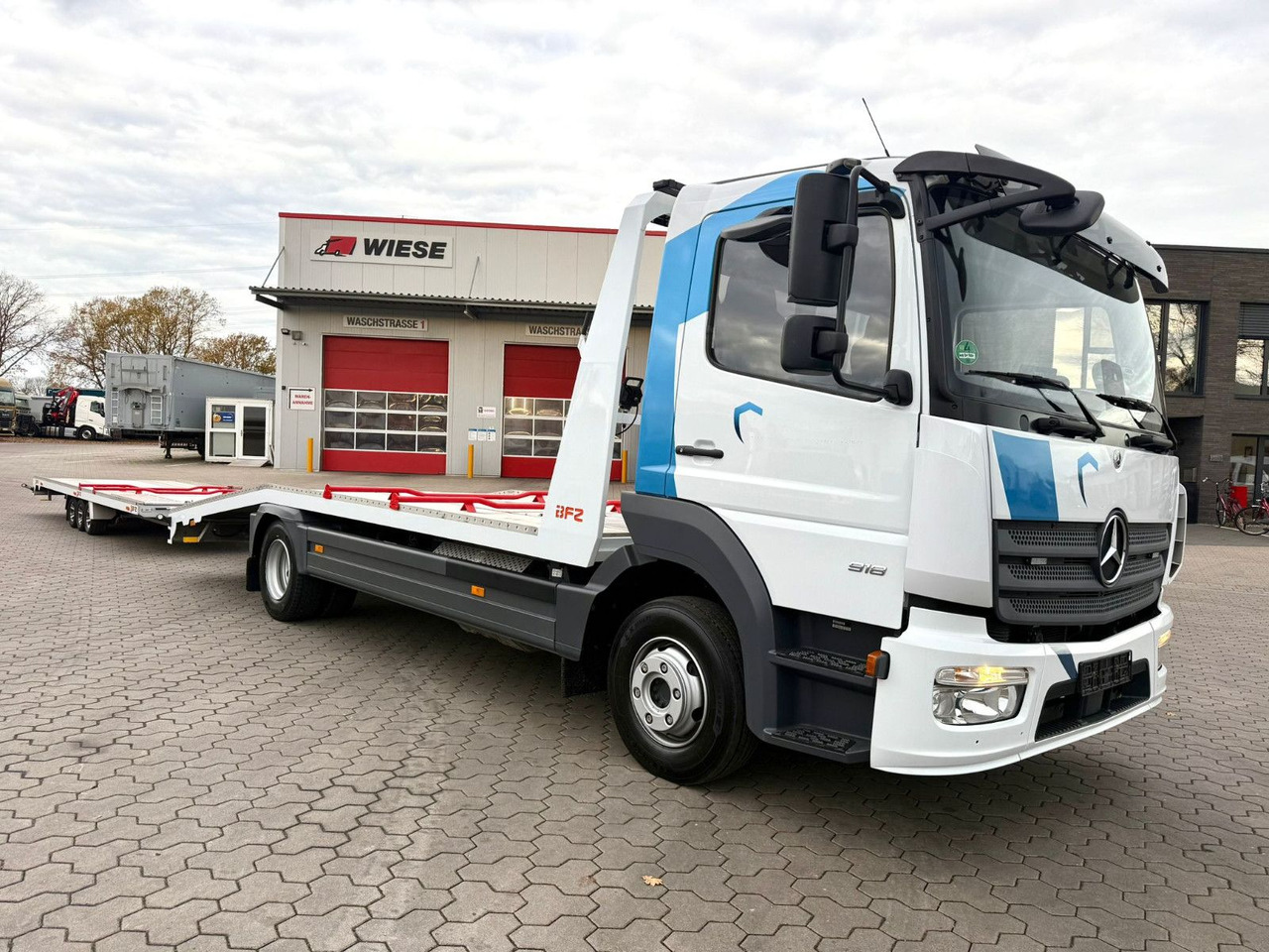 Mercedes-Benz Atego 918L Autotransporter mit BFZ Anhänger - Kamion za prevoz automobila: slika 4 Mercedes-Benz Atego 918L Autotransporter mit BFZ Anhänger - Kamion za prevoz automobila: slika 4