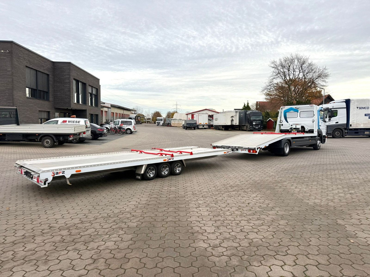 Mercedes-Benz Atego 918L Autotransporter mit BFZ Anhänger - Kamion za prevoz automobila: slika 5 Mercedes-Benz Atego 918L Autotransporter mit BFZ Anhänger - Kamion za prevoz automobila: slika 5