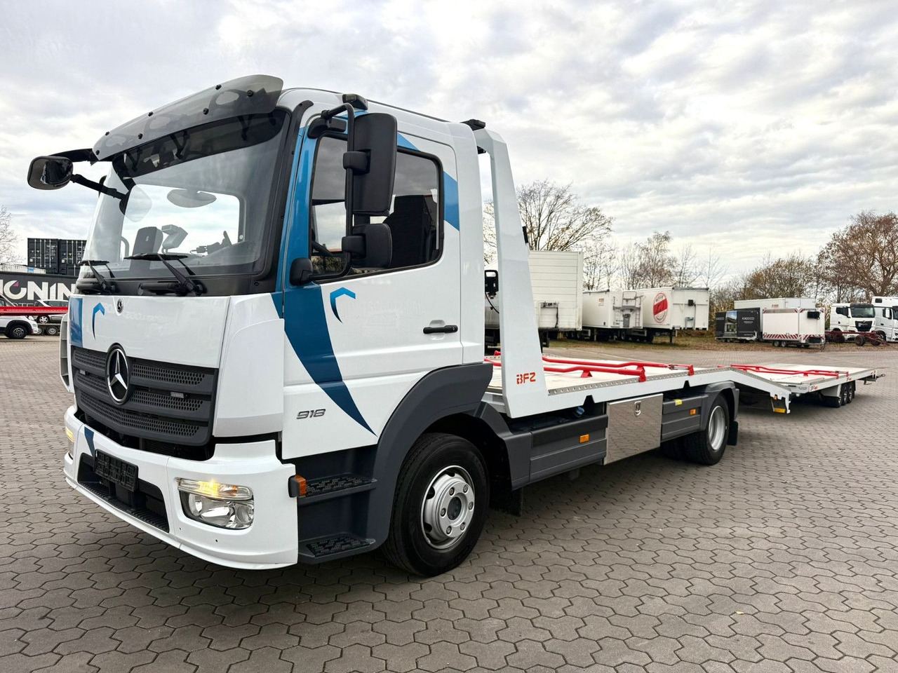 Mercedes-Benz Atego 918L Autotransporter mit BFZ Anhänger - Kamion za prevoz automobila: slika 3 Mercedes-Benz Atego 918L Autotransporter mit BFZ Anhänger - Kamion za prevoz automobila: slika 3