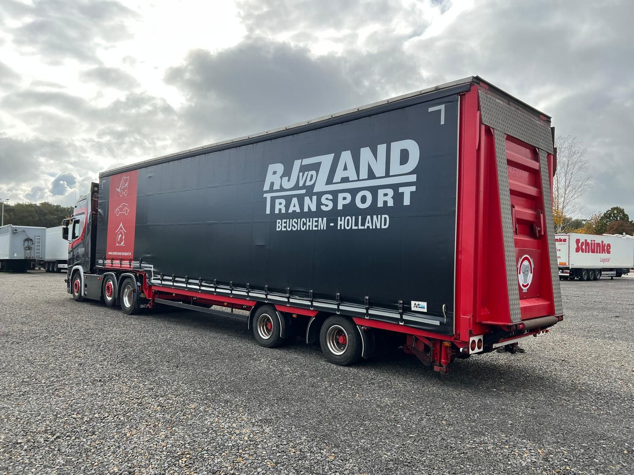 Meusburger 2-Achs-Gabelstaplertransporter Rampe Dhollandia - Niska poluprikolica za prevoz: slika 2 Meusburger 2-Achs-Gabelstaplertransporter Rampe Dhollandia - Niska poluprikolica za prevoz: slika 2