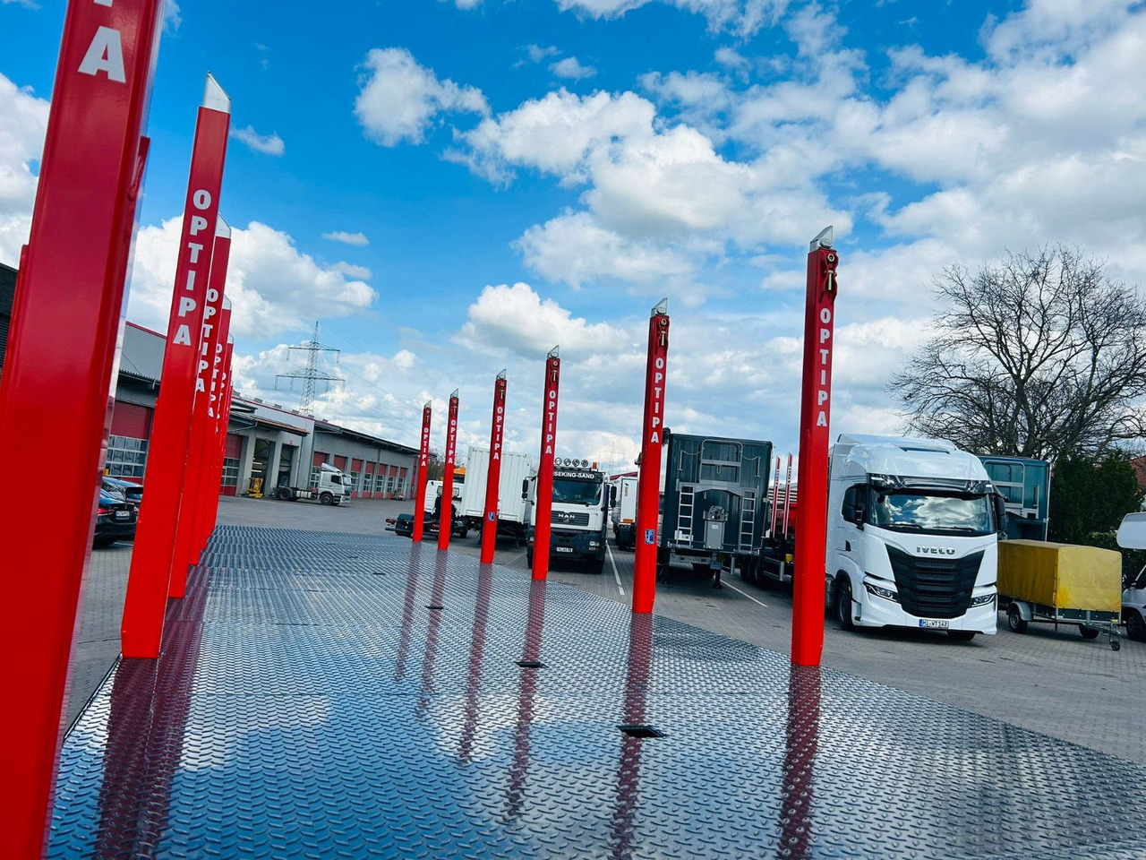 Poluprikolica šticarka PAVIC 3-Achs Plattform-Auflieger/Leergew. ca. 7,1t: slika 8 Poluprikolica šticarka PAVIC 3-Achs Plattform-Auflieger/Leergew. ca. 7,1t: slika 8