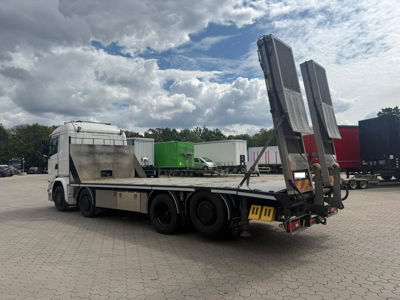 Scania G450 Baumaschinentransporter mit Rampen - Šlep vozilo: slika 3 Scania G450 Baumaschinentransporter mit Rampen - Šlep vozilo: slika 3