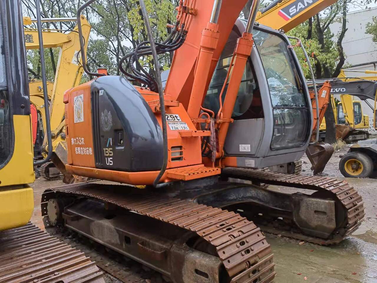 HITACHI ZX135US - Bager guseničar: slika 1 HITACHI ZX135US - Bager guseničar: slika 1