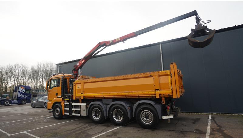 MAN TGS 35-440 8X4 2 SIDE TIPPER WITH HMF Z 1943 CRANE 415.000KM - Kamion sa dizalicom: slika 4 MAN TGS 35-440 8X4 2 SIDE TIPPER WITH HMF Z 1943 CRANE 415.000KM - Kamion sa dizalicom: slika 4