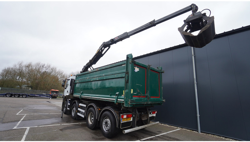 Renault PREMIUM 380 DXI 8X2/6 2 SIDE TIPPER WITH PLFINGER Q 170 Z CRANE.278.200KM - Kamion sa dizalicom: slika 4 Renault PREMIUM 380 DXI 8X2/6 2 SIDE TIPPER WITH PLFINGER Q 170 Z CRANE.278.200KM - Kamion sa dizalicom: slika 4