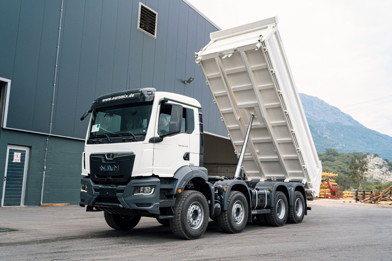 MAN TGS 35.470 BB 8X4 3-Seiten-Kipper EuromixMTP - Istovarivač: slika 1 MAN TGS 35.470 BB 8X4 3-Seiten-Kipper EuromixMTP - Istovarivač: slika 1