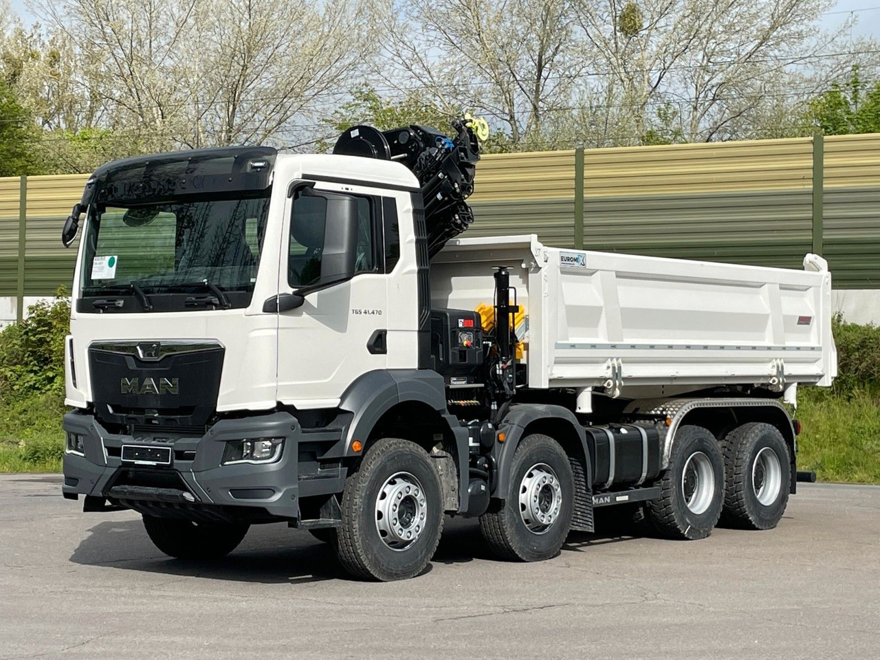 MAN TGS 41.480 8x4/Euro6e Euromix Kipper Hiab 228-6 - Istovarivač, Kamion sa dizalicom: slika 2 MAN TGS 41.480 8x4/Euro6e Euromix Kipper Hiab 228-6 - Istovarivač, Kamion sa dizalicom: slika 2