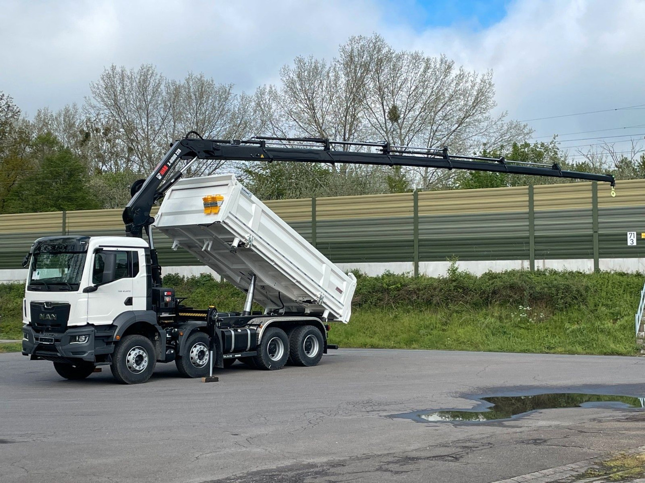 MAN TGS 41.480 8x4/Euro6e Euromix Kipper Hiab 228-6 - Istovarivač, Kamion sa dizalicom: slika 1 MAN TGS 41.480 8x4/Euro6e Euromix Kipper Hiab 228-6 - Istovarivač, Kamion sa dizalicom: slika 1
