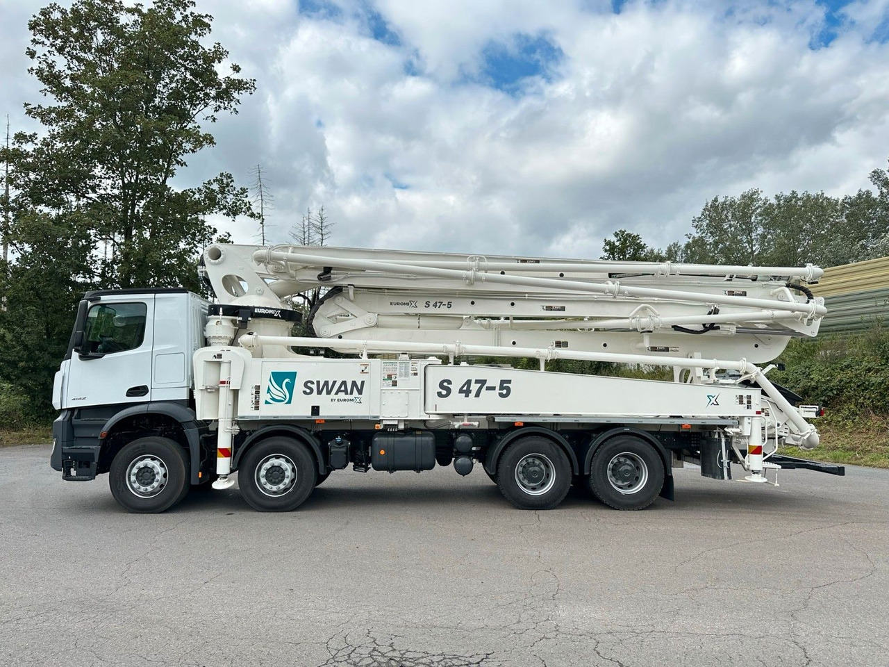 Mercedes-Benz Arocs 5 4142 8x4 SWAN TSP 47-5 160RZ ( 47m ) - Auto pumpa za beton: slika 4 Mercedes-Benz Arocs 5 4142 8x4 SWAN TSP 47-5 160RZ ( 47m ) - Auto pumpa za beton: slika 4