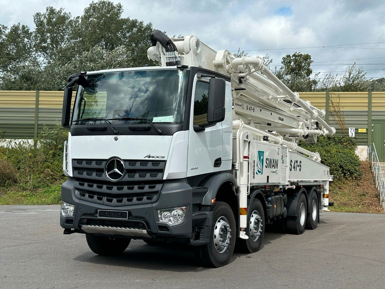Mercedes-Benz Arocs 5 4142 8x4 SWAN TSP 47-5 160RZ ( 47m ) - Auto pumpa za beton: slika 2 Mercedes-Benz Arocs 5 4142 8x4 SWAN TSP 47-5 160RZ ( 47m ) - Auto pumpa za beton: slika 2